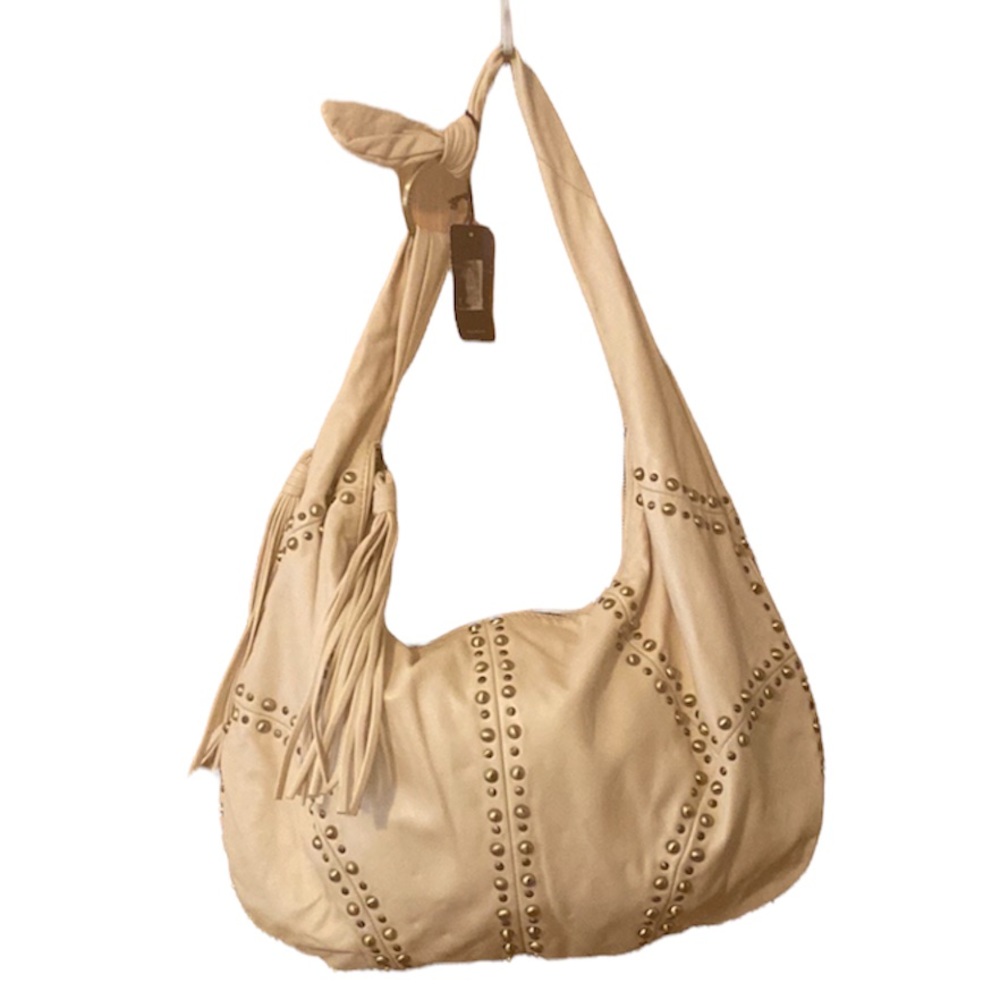 Rafe Studded Leather Hobo Bag
